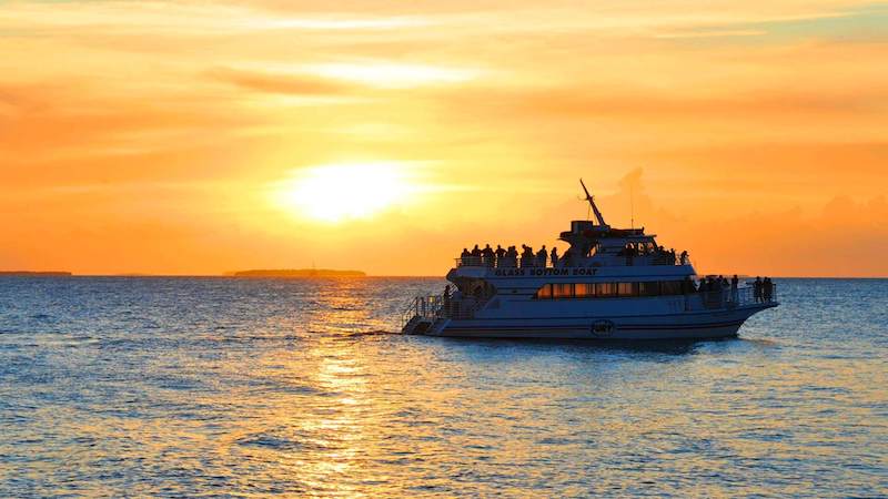Passeio de barco em Key West ao pôr do sol