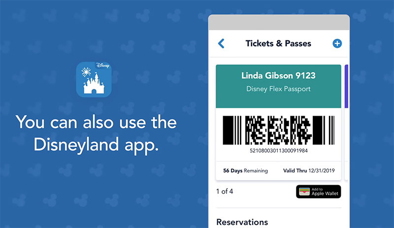 Tickets e Passes no Magic Mobile da Disney Orlando