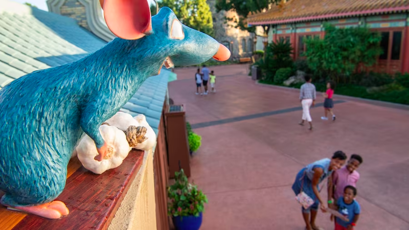 Remy's Ratatouille Hide & Squeak no International Food & Wine Festival no Epcot da Disney Orlando