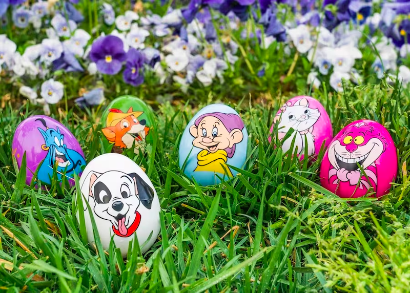 Ovos de Páscoa dos personagens da Disney