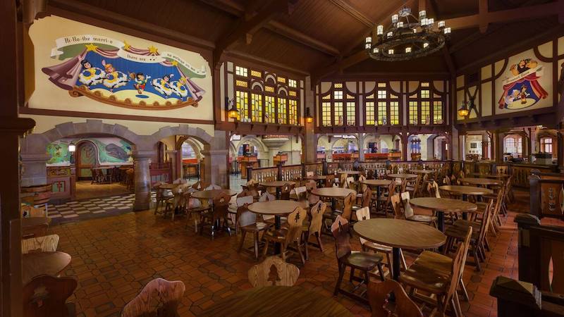 Restaurante Pinocchio Village Haus no Magic Kingdom na Disney Orlando